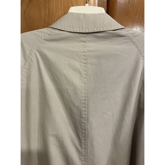 Vintage Trench Coat Men's Towncraft Plus Gentry Khaki Tan 1970s - Picture 5 of 16